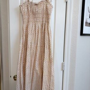 Doen Rhoda Dress in Marigold Meadows Block Print